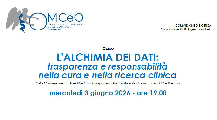Clicca per accedere all'articolo L' ALCHIMIA DEI DATI: trasparenza e responsabilità nella cura e nella ricerca clinica