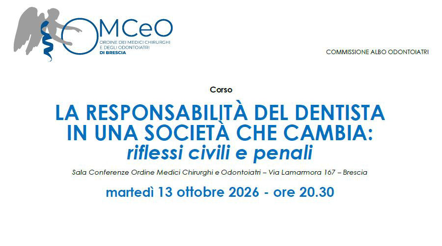 Clicca per accedere all'articolo La responsabilità del dentista in una società che cambia: riflessi civili e penali