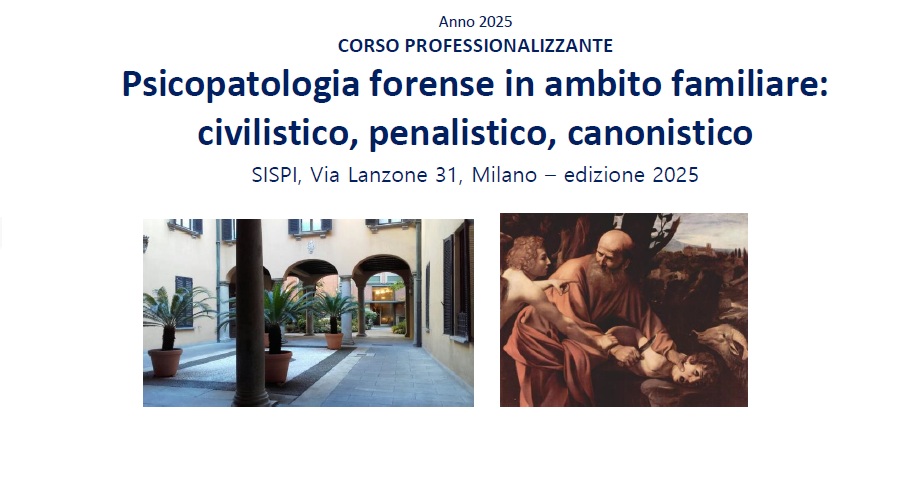 Clicca per accedere all'articolo Psicopatologia forense in ambito familiare: civilistico, penalistico, canonistico