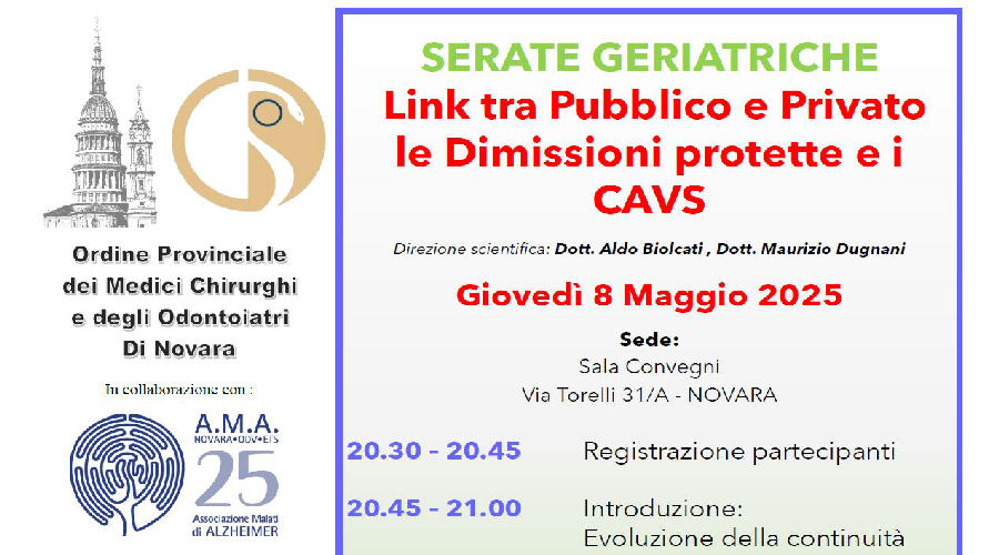 Clicca per accedere all'articolo SERATE GERIATRICHE