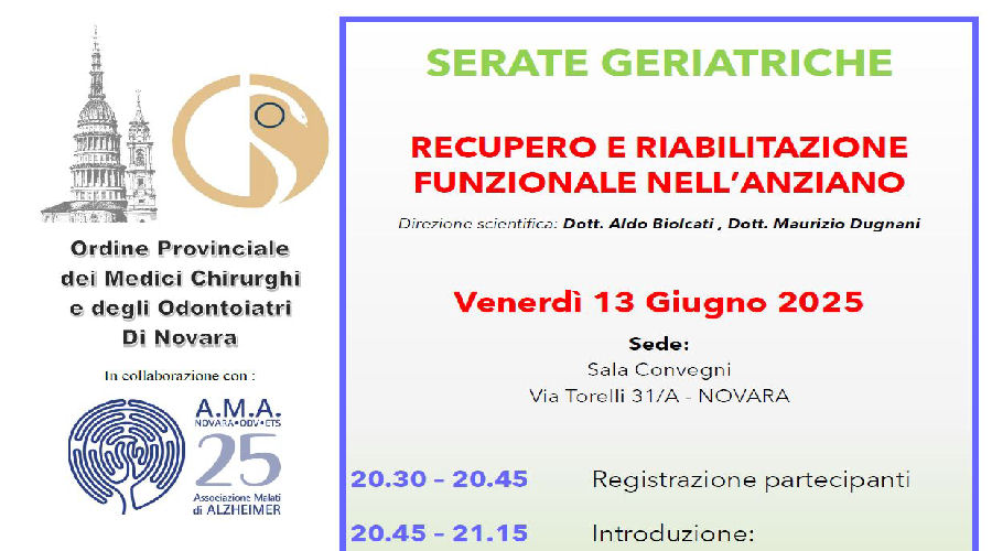 Clicca per accedere all'articolo SERATE GERIATRICHE