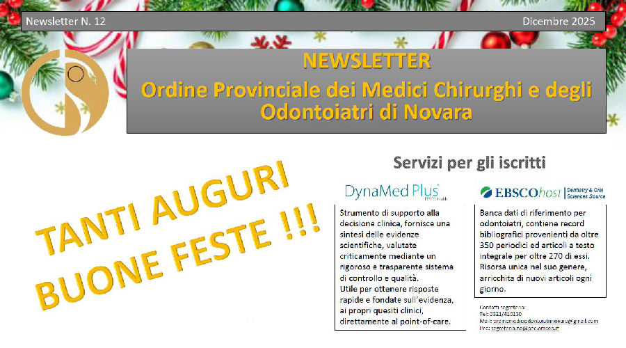 Clicca per accedere all'articolo Newsletter N. 12  2025