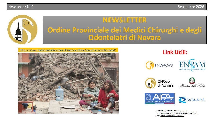 Clicca per accedere all'articolo Newsletter N. 9  2026