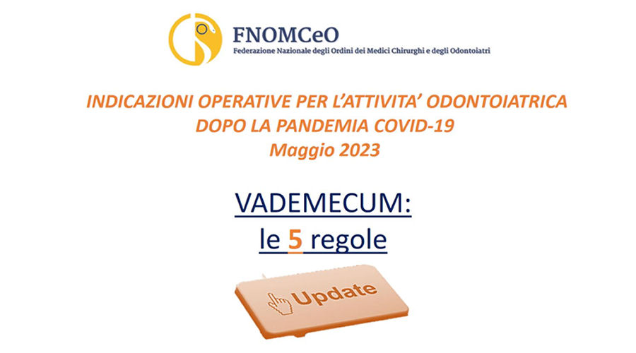 Clicca per accedere all'articolo Indicazioni operative per l'attività Odontoiatrica